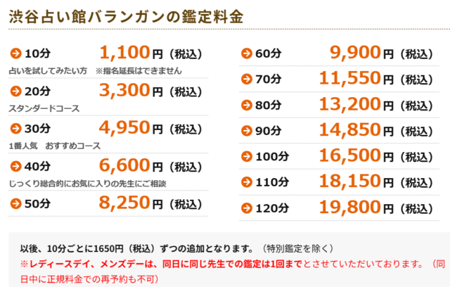 渋谷　占い